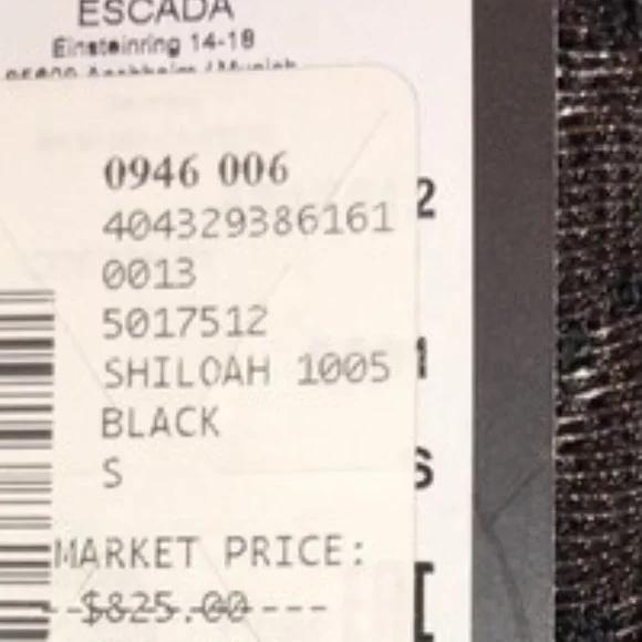 Sz XL Escada Shiloah Black and Silver Sleeveless Knit Top - Picture 16 of 16